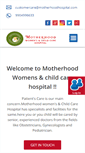 Mobile Screenshot of motherhoodhospital.com